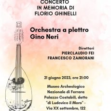 Concerto in memoria di Florio Ghinelli – 21 giugno 23