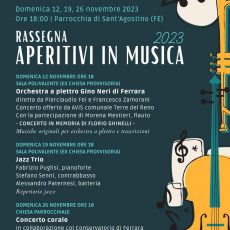 Concerto in memoria di Florio Ghinelli a S. Agostino – 12 novembre 23
