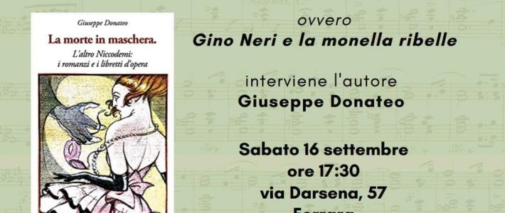 Giuseppe Donateo – La morte in maschera – 16 settembre 2023