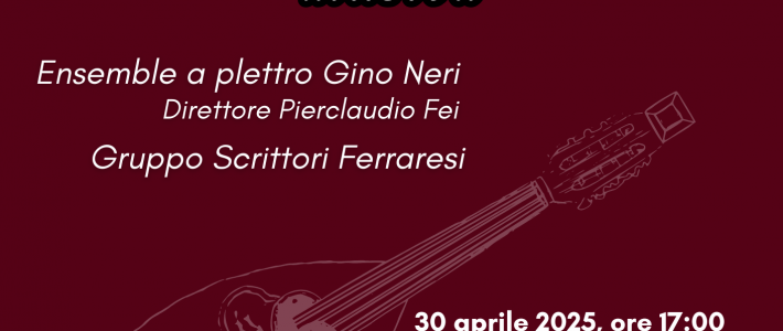 Carlo Goldoni in scena fra parole e musica – 30 aprile 2025 Carlo Goldoni in scena fra parole e musica – 30 aprile 2025